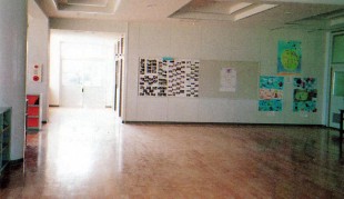 オープンスペースと教室